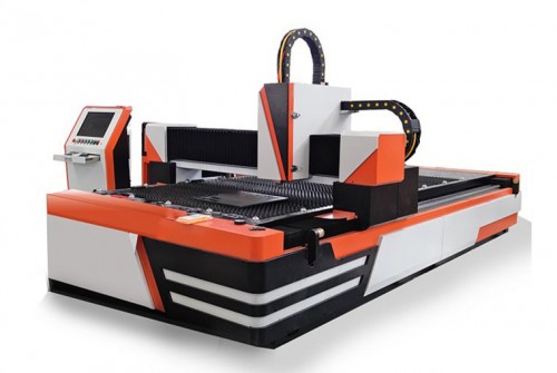 Машина за сечење со ласерски влакна со отворен тип за метал