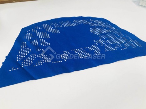 garment fabrics laser perforation