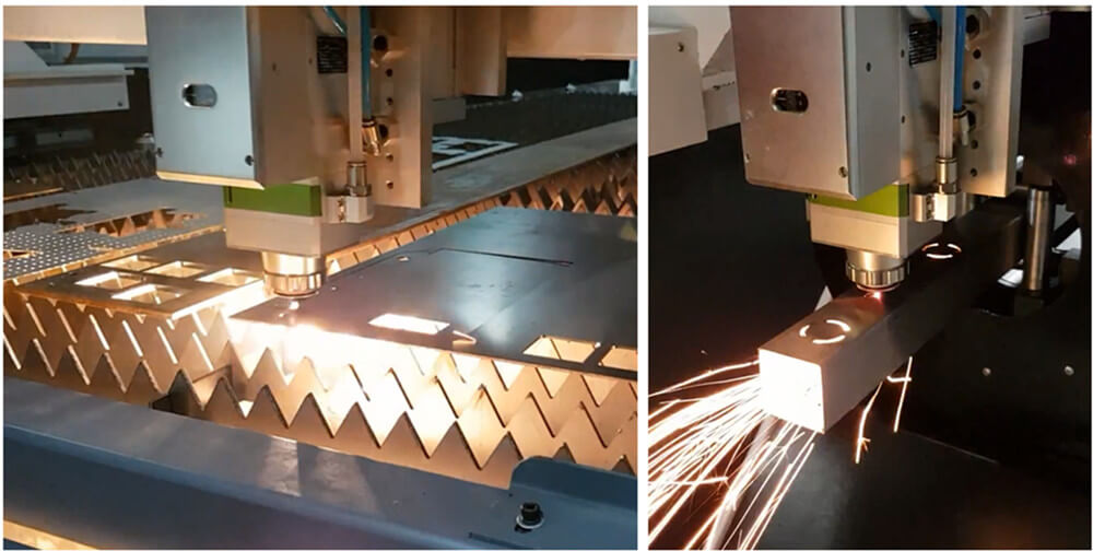 laser cutting sheet metal and tubing
