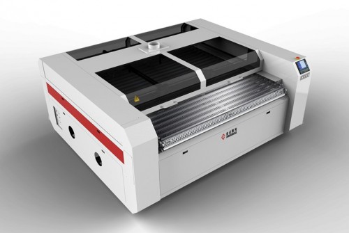 Independent Dual Heads Laser Cutting Machine kanggo Kulit