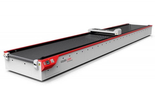 Máquina de corte a laser de tamanho de mesa ultralonga
